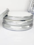 4 Dessous de verre Marbre Silver