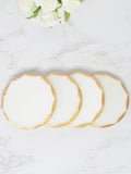 4 Dessous de verre Marbre Gold