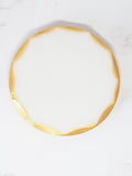 4 Dessous de verre Marbre Gold