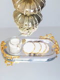 Plateau martelé Silver/Gold