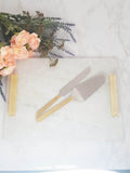 Set couteau et pelle à gâteau Mosaïque Gold
