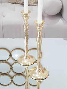 Bougeoir Martelé Gold