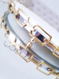 Plateau marbre Chaine Gold
