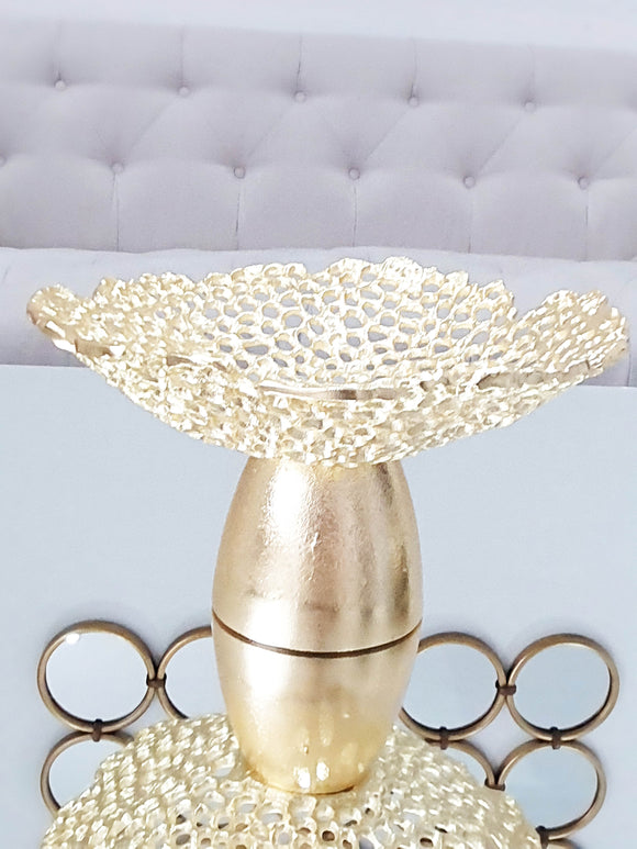 Plateau sur pied Gold
