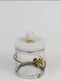PRECOMMANDE Pot Marbre Fleur Gold