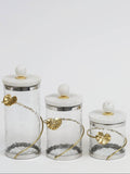 PRECOMMANDE Pot Marbre Fleur Gold